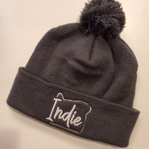 NEW Indie Oregon Pom Pom Knit Beanie